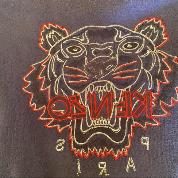 Kenzo M men’s denim blue sweatshirt. EUC - Picture 6 of 6